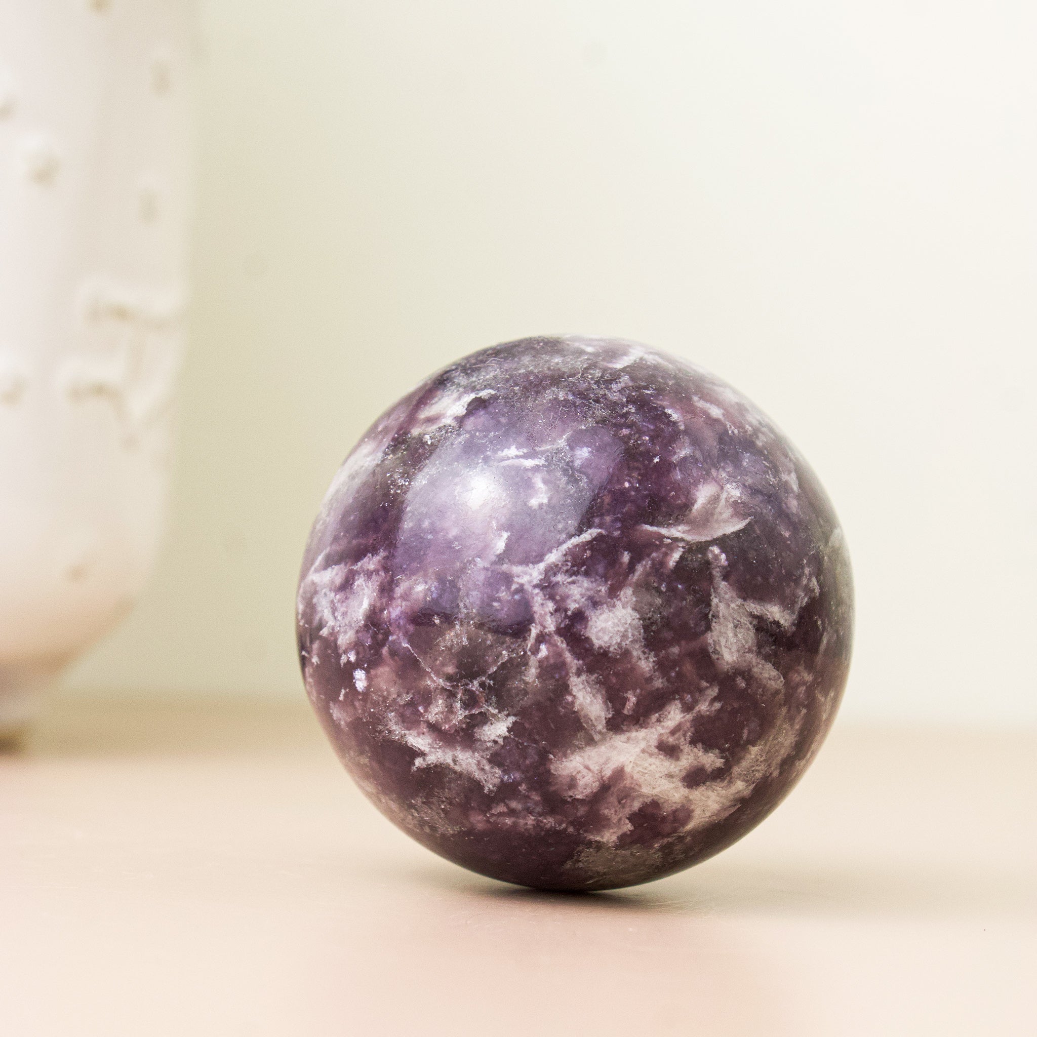 Lepidolite hot sphere