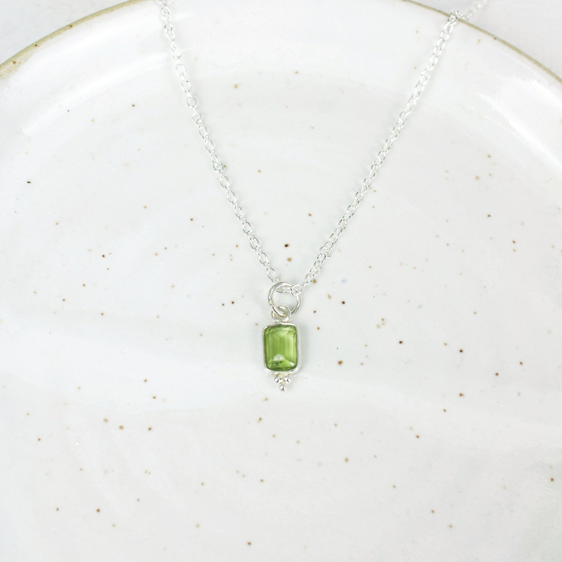 "Divinity" Dainty Peridot Necklace | Love + Lark - Muse + Moonstone