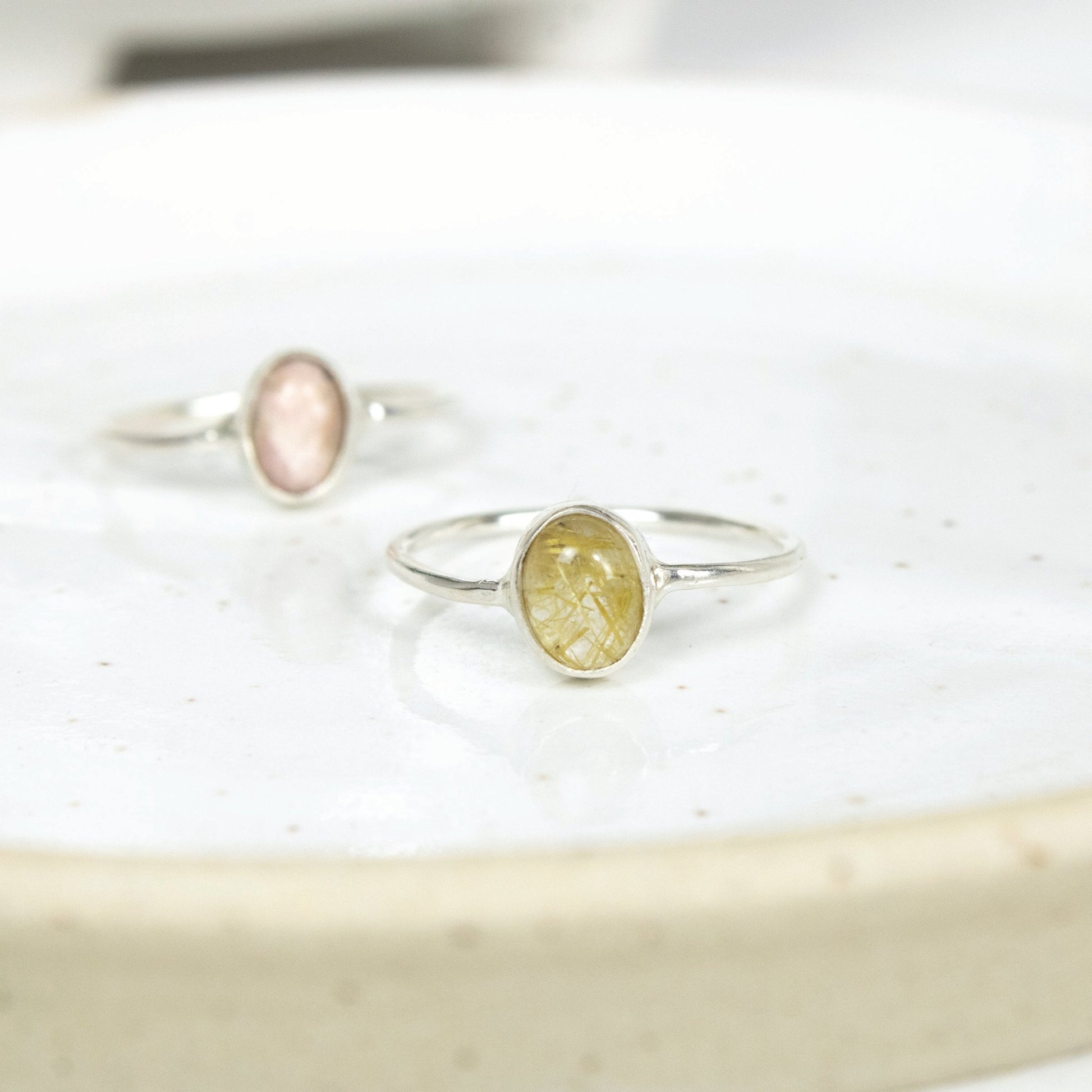 "Empowerment" Rutilated Quartz Ring | Love + Lark - Muse + Moonstone