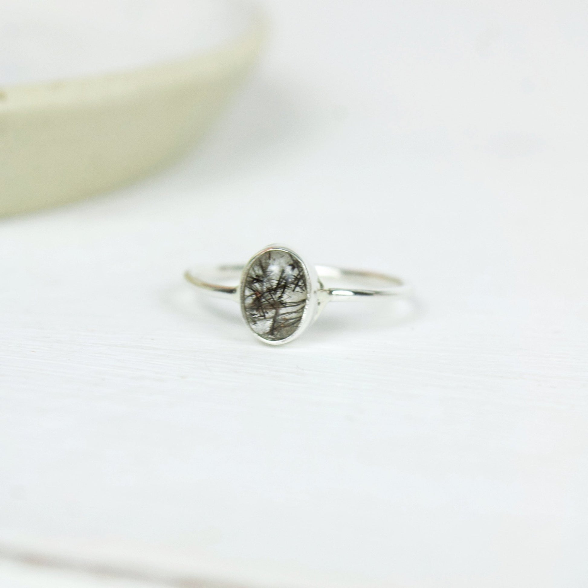 "Empowerment" Tourmalinated Quartz Ring | Love + Lark - Muse + Moonstone