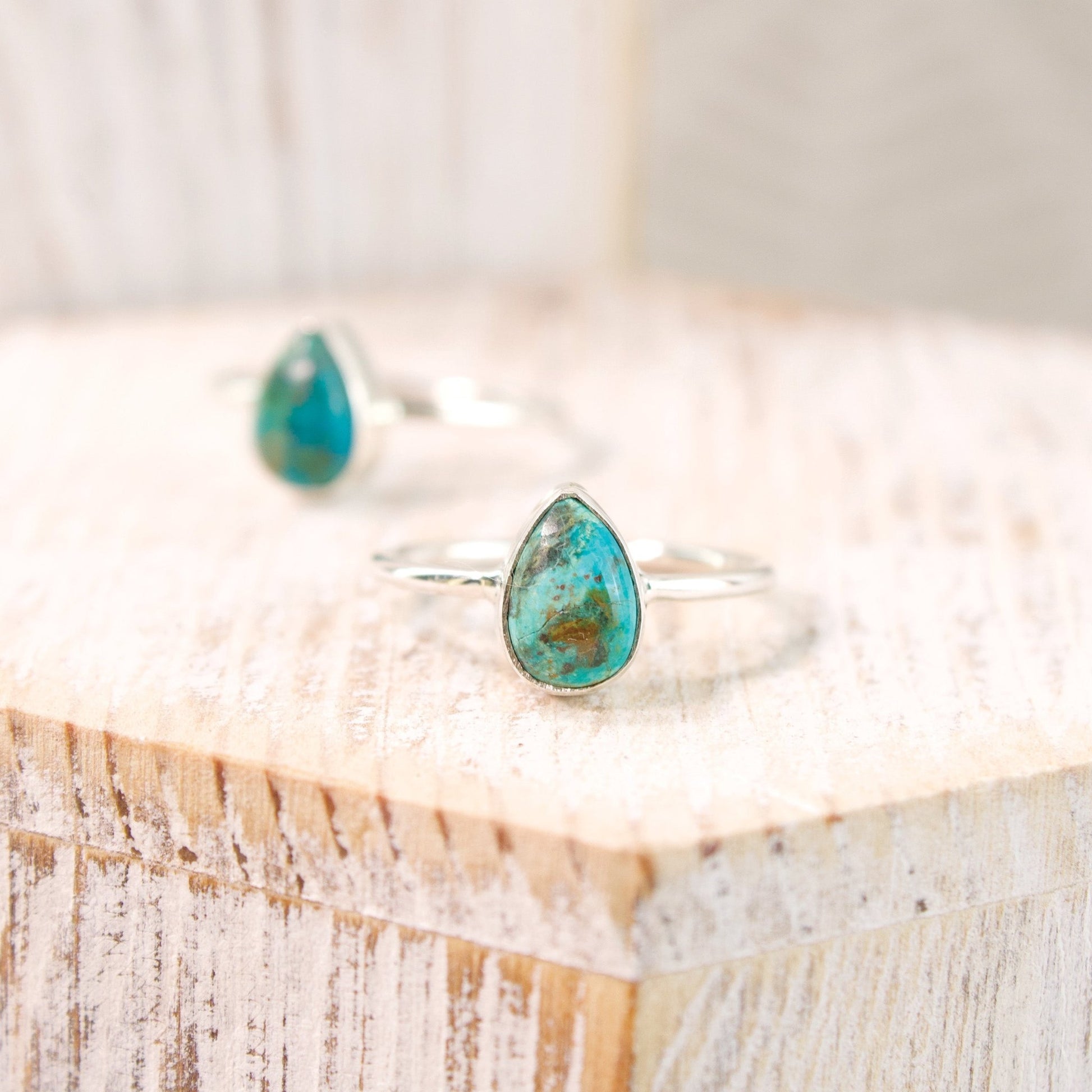 "Everlast" Chrysocolla Ring | Love + Lark - Muse + Moonstone