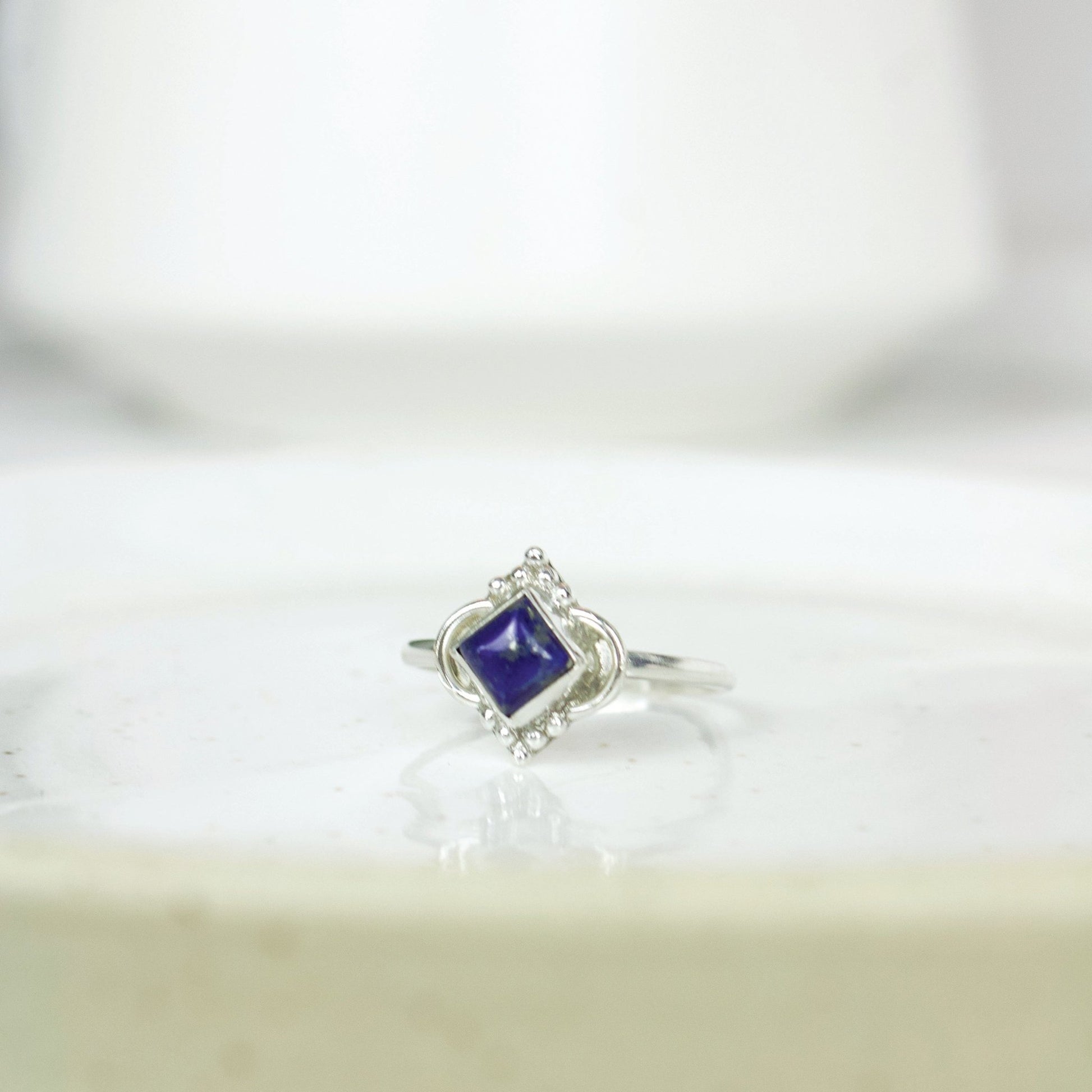 "Flow" Lapis Lazuli Cabochon Ring | Love + Lark - Muse + Moonstone