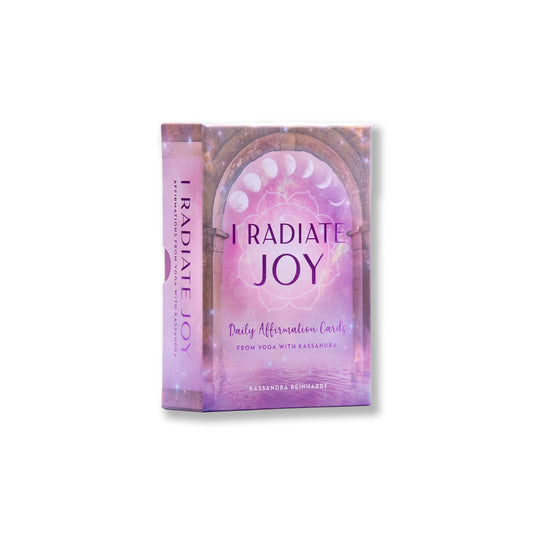 I Radiate Joy: Daily Affirmation Card Deck from Yoga with Kassandra - Muse + Moonstone