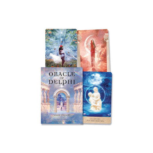 Oracle of Delphi: Prophecies from the Eternal Priestess Oracle Deck - Muse + Moonstone