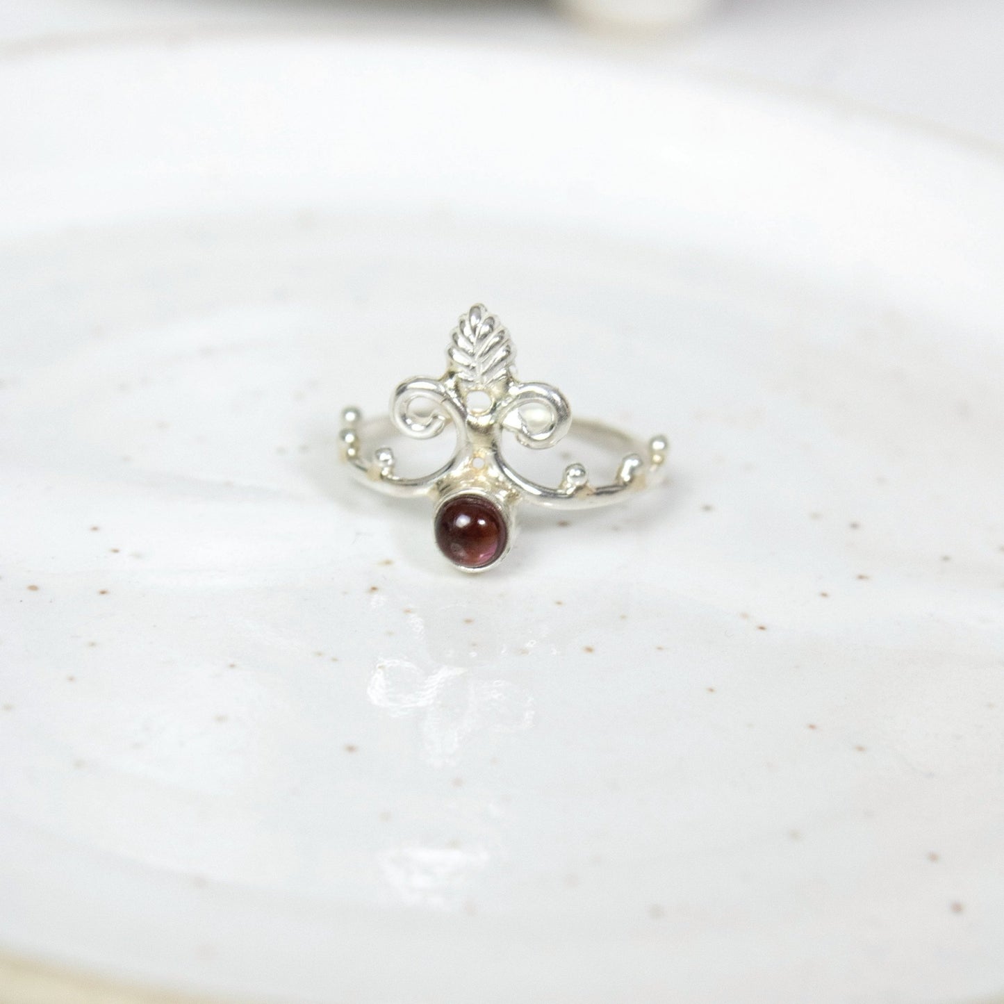 "Royalty" Garnet Ring | Love + Lark - Muse + Moonstone