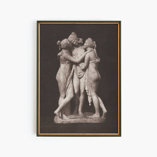 Vintage "The Three Graces" Poster Print - Muse + Moonstone