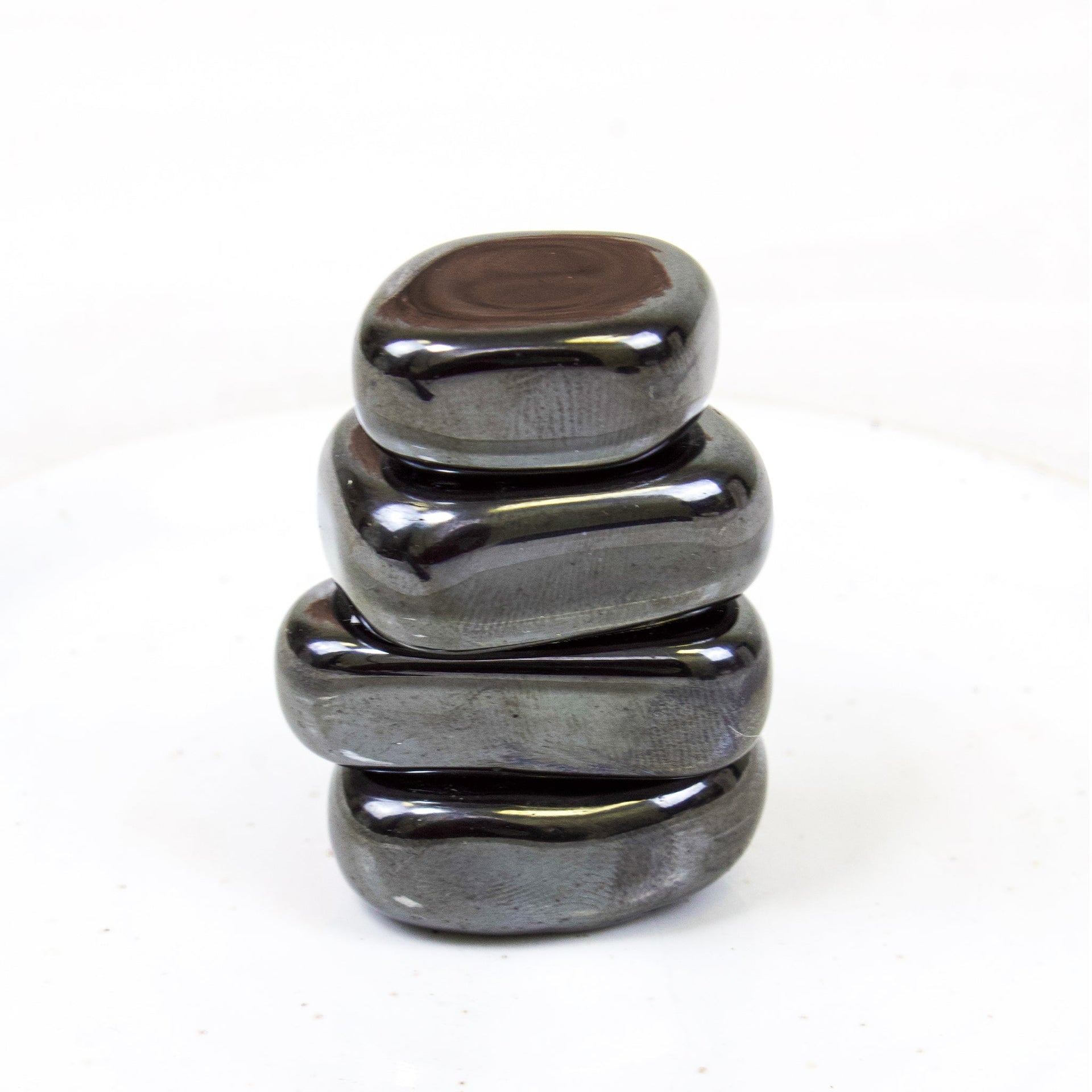 HEMATITE TUMBLED CRYSTAL For Balance, Emotional Stability & Grounding. –