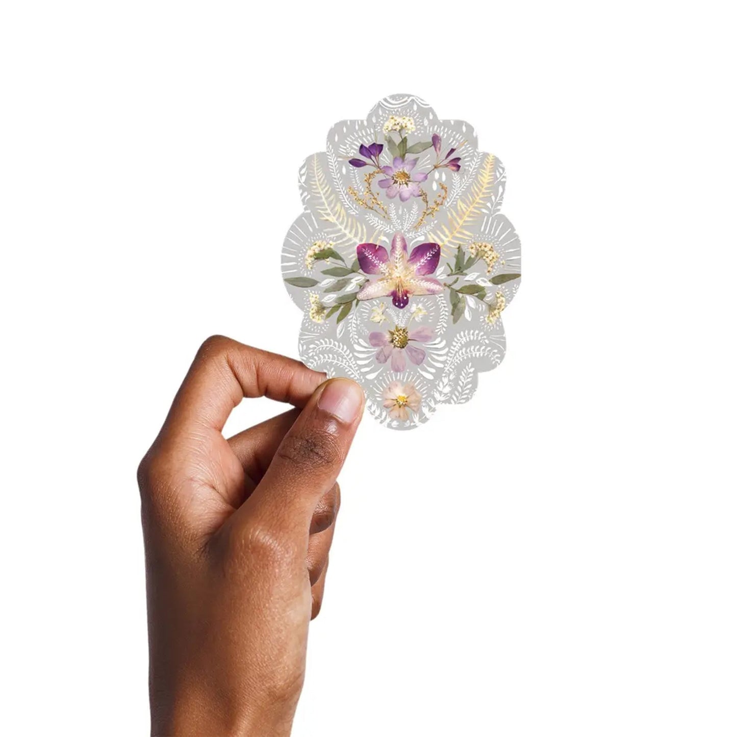 Orchid Lace - Vinyl Sticker | PAPAYA - Muse + Moonstone