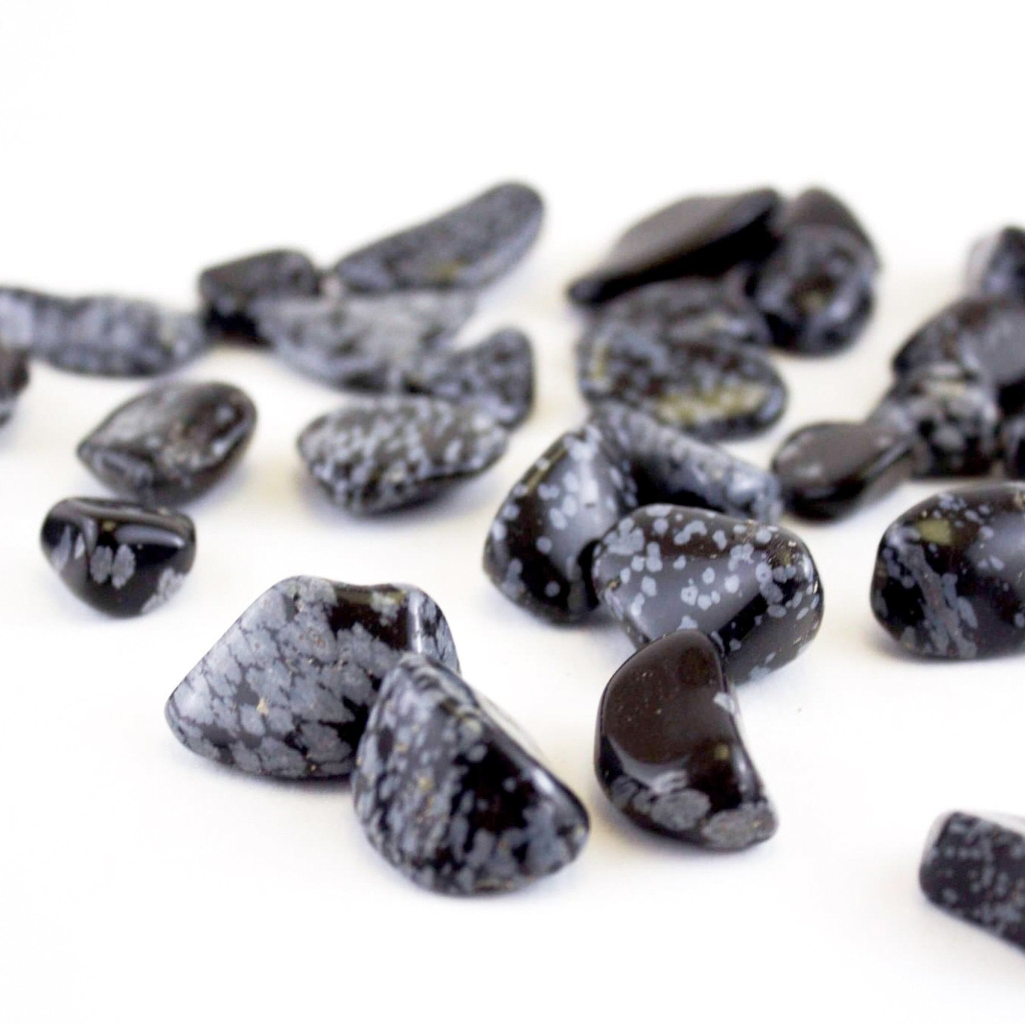 Snowflake Obsidian - Muse + Moonstone Crystals